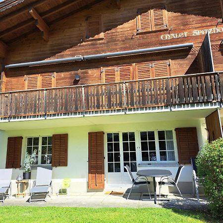 Chalet Spitzhorn - Your Peak Getaway - Private Terrasse & Gratis Parkplatz Gsteig Exterior foto